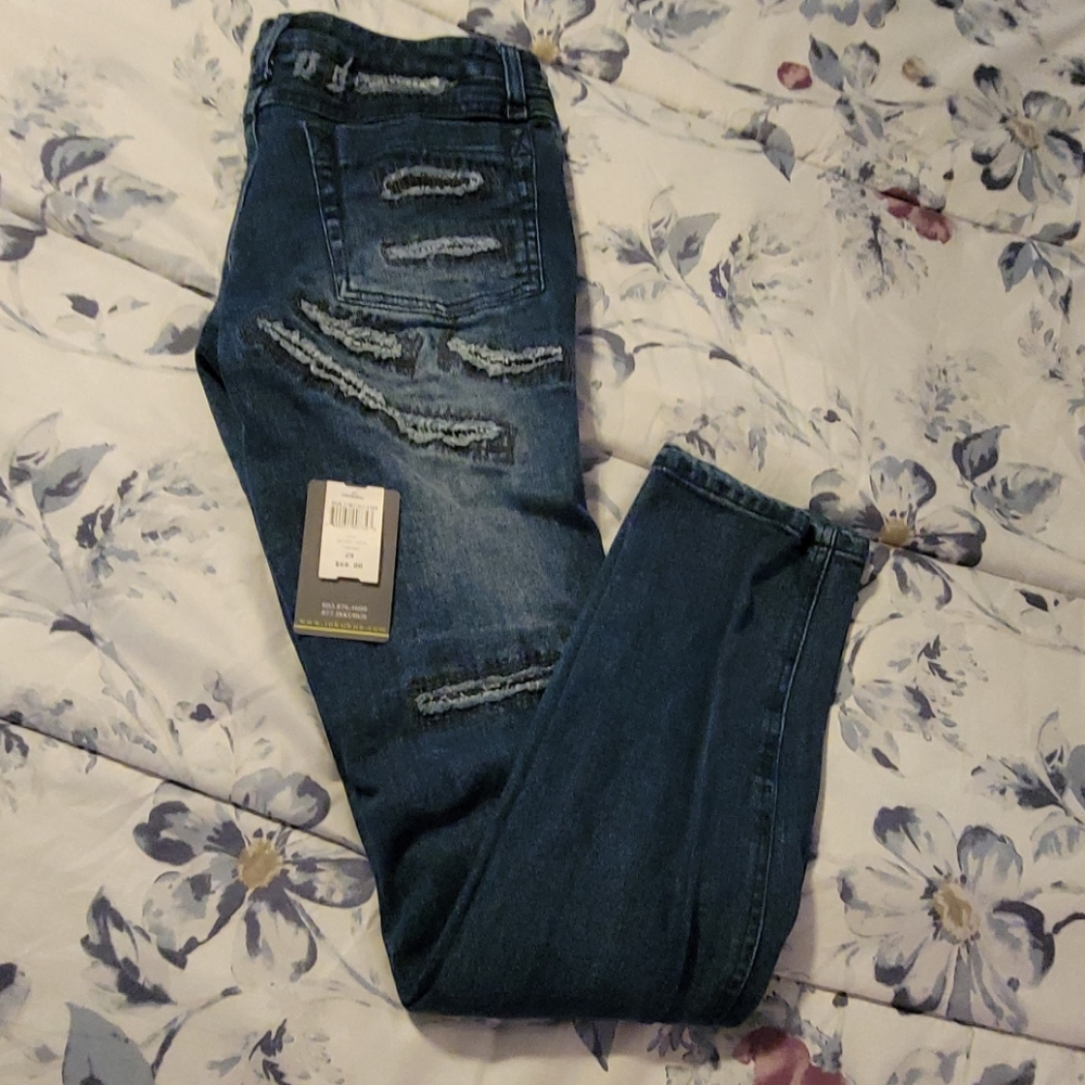 Trash Destroy Jean's Indigo NWT